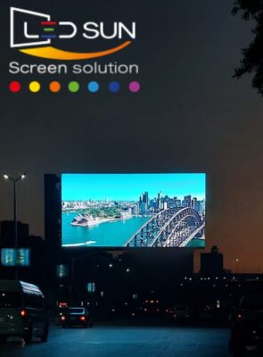 LED screen installation
