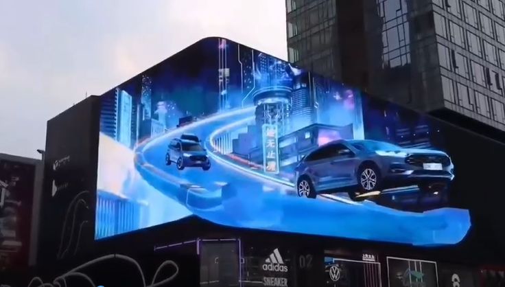 LED display for car exhibitions
