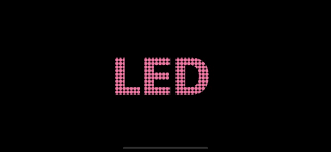 أنواع شاشات LED